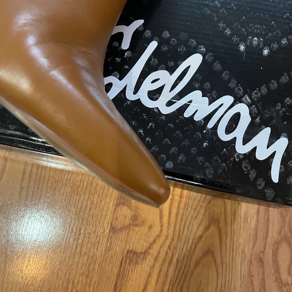 Sam Edelman tawny brown leather booties. - Picture 5 of 11